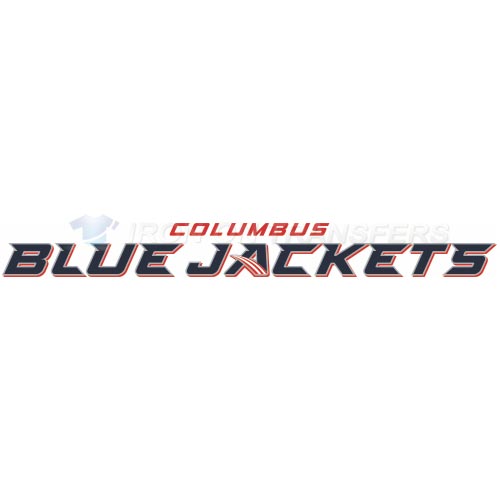 Columbus Blue Jackets Iron-on Stickers (Heat Transfers)NO.123